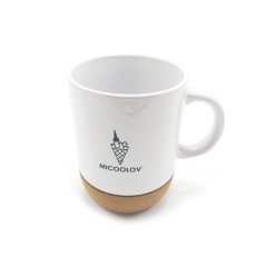 Bílý hrnek s korkem Micoolov®