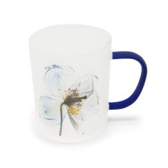 Skleněný hrnek Kosatec