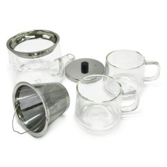 Skleněná čajová souprava Merano