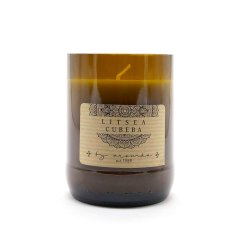 Svíčka v pivní lahvi Litsea cubeba