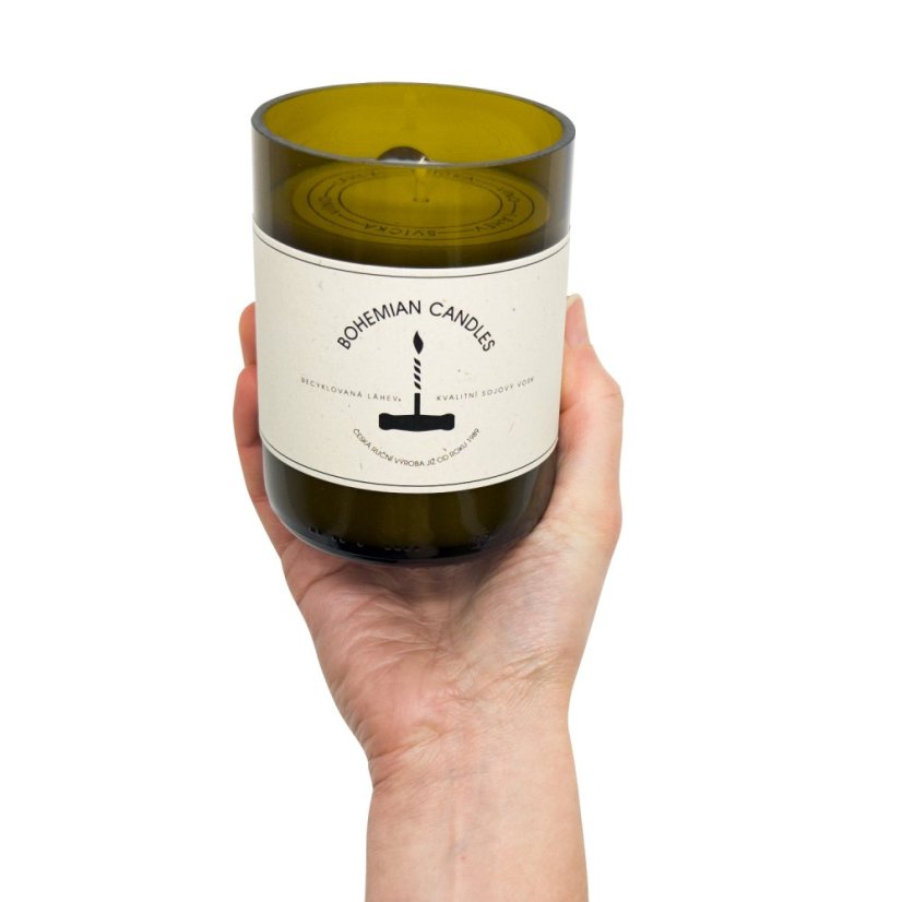 Svíčka ve vinné lahvi Sangria