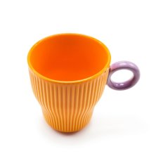 Hrnek Twist Orange & Purple