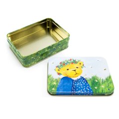 Plechová dóza Medvídek na louce