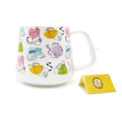 Hrnek Kočky a barevné tvary