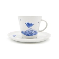 Šálek s podšálkem Na vlnách ptačí radosti