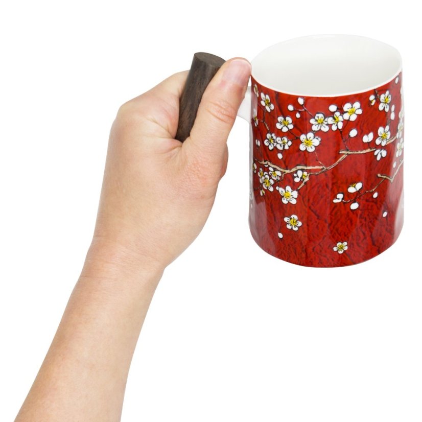 Hrnek s dřevěnou rukojetí Hanami