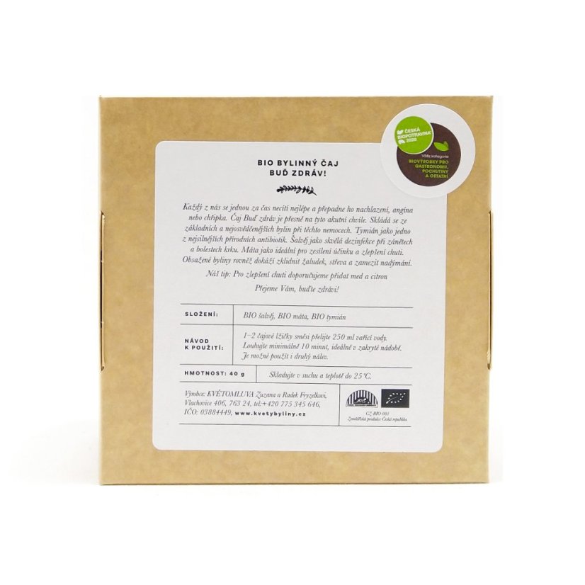 Bylinný čaj Buď zdráv BIO