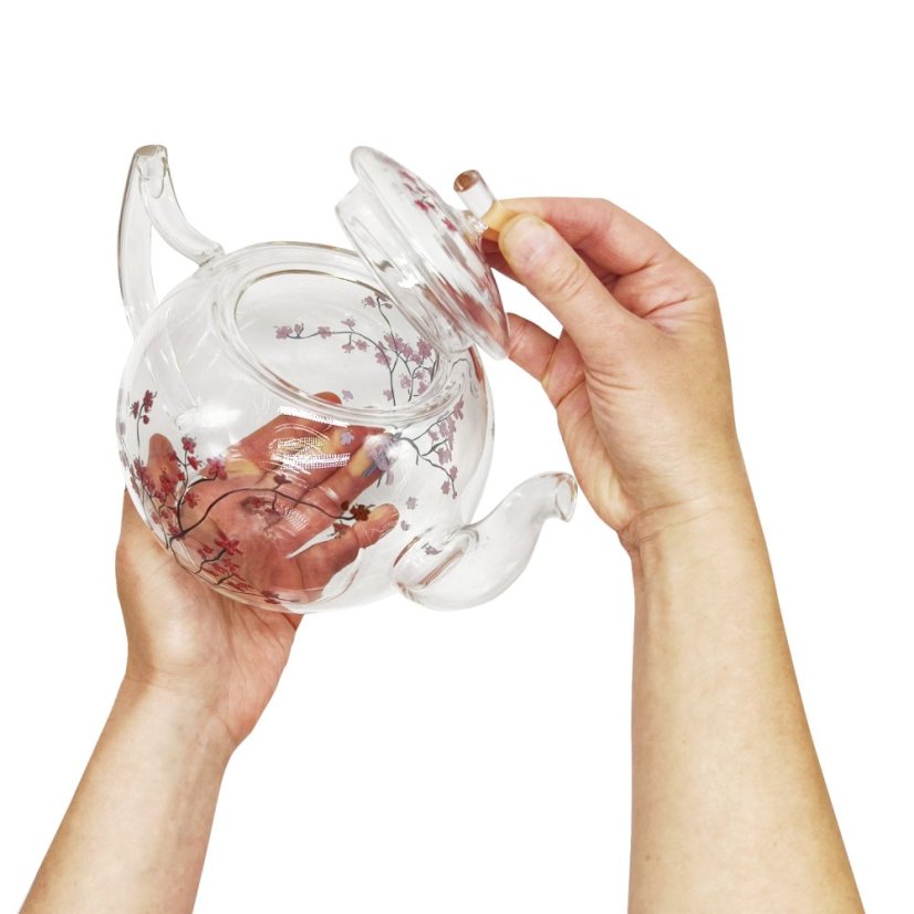 Skleněná konvice Cherry Blossom