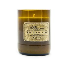 Svíčka v pivní lahvi Aloe vera