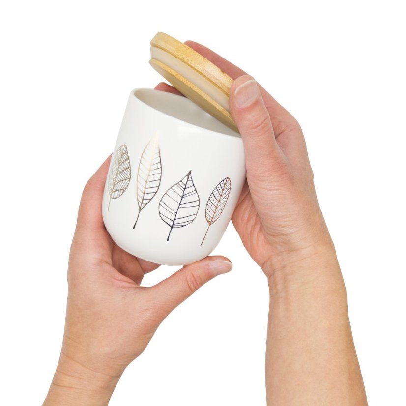 Dóza Pure Gold s bambusovým víčkem