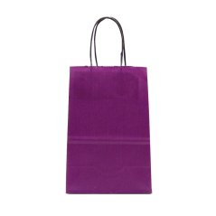 Fialová papírová taška Pastelo malá