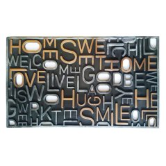 Gumová rohožka Písmena