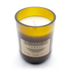 Svíčka v pivní lahvi Santal