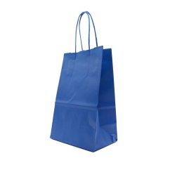 Modrá papírová taška Pastelo malá