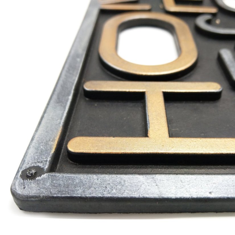 Gumová rohožka Písmena