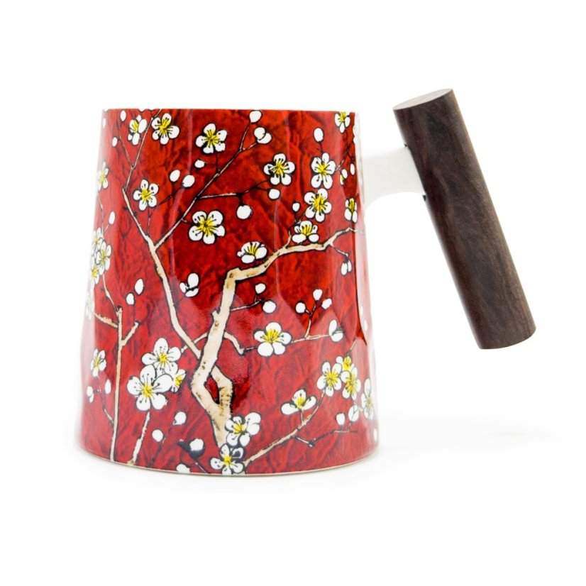 Hrnek s dřevěnou rukojetí Hanami