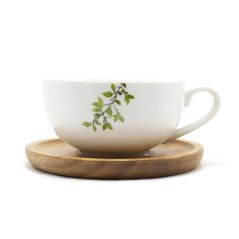 Espresso šálek Natura s podšálkem z akácie