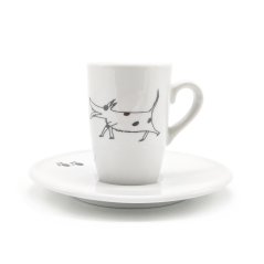 Espresso šálek Běžící pes