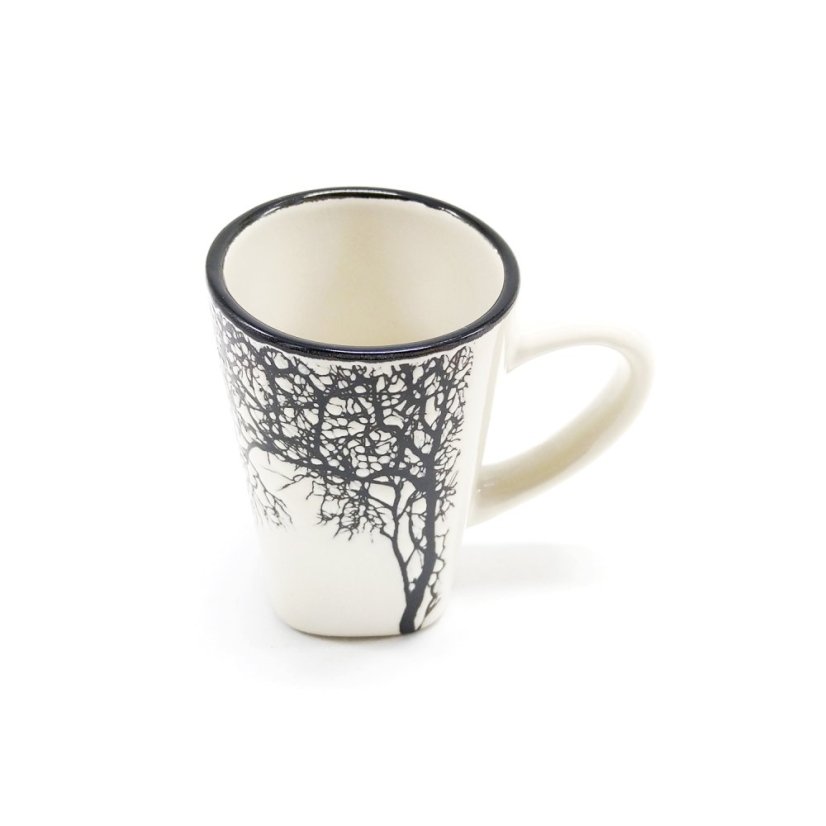 Bílý espresso hrnek Strom