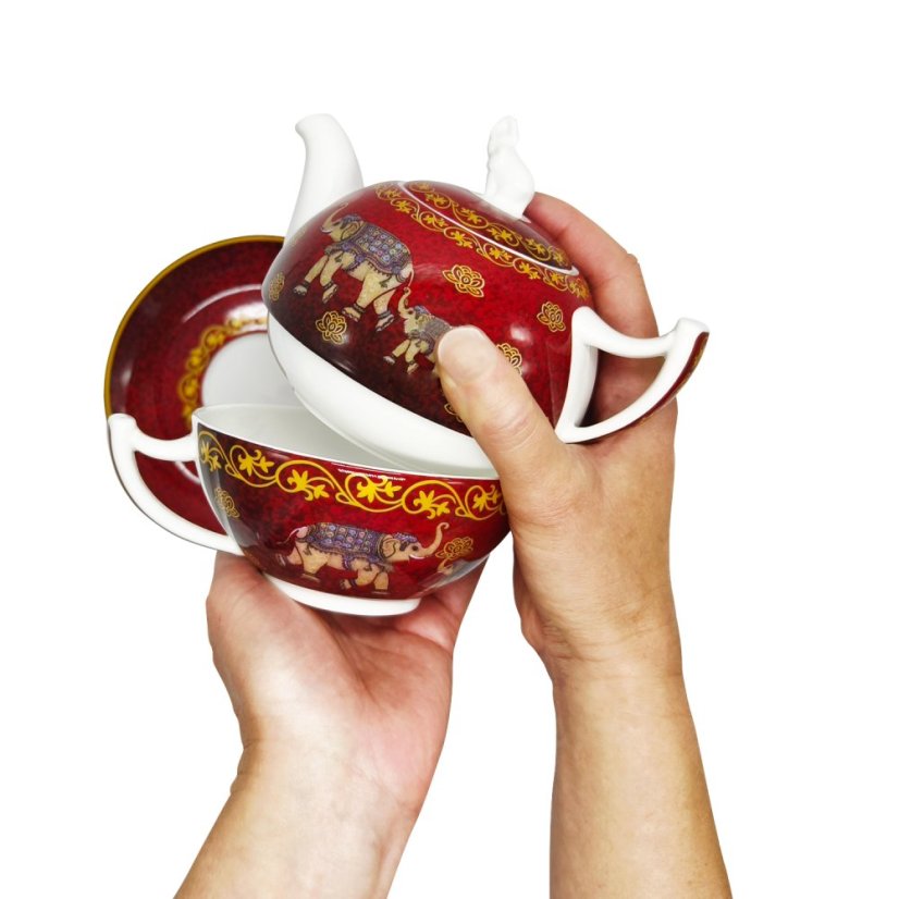 Čajová souprava pro jednoho Sloní štěstí