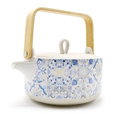 Konvice Casa Decor s modrými ornamenty