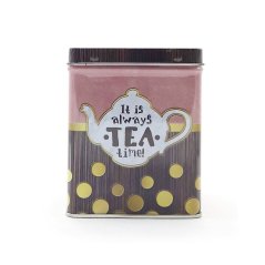 Plechová dóza Tea time