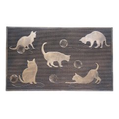 Gumová rohožka 5 koček