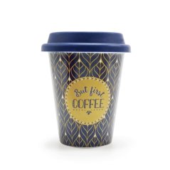 Cestovní hrnek Ale nejdřív kafe