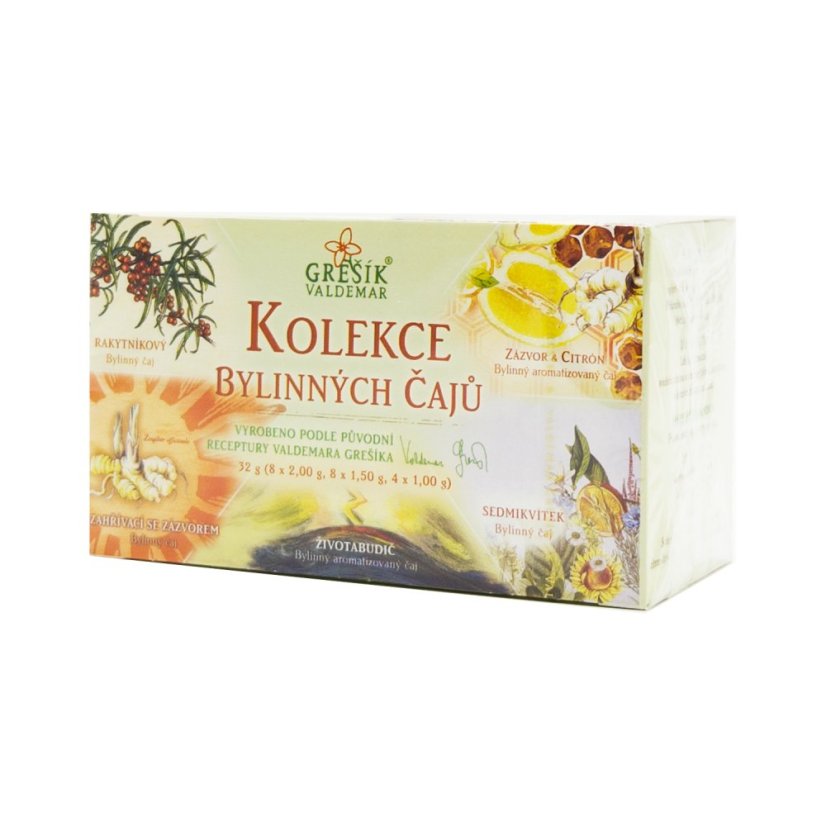 Kolekce bylinných čajů