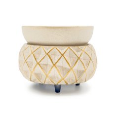 Lattice – 2 v 1 elektrická aromalampa a ohřívačka vosků i svíček