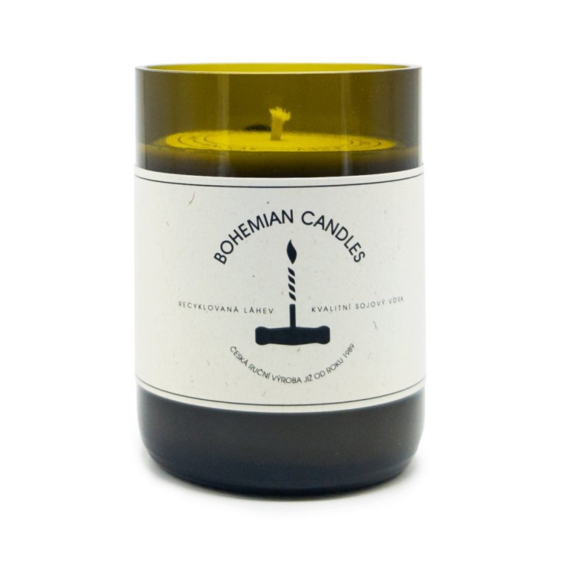 Svíčka ve vinné lahvi Sangria