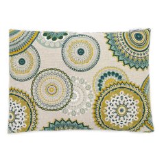 Pohankový polštář Zelená mandala