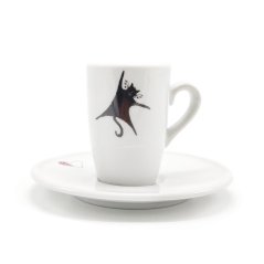 Espresso šálek Visící kočka