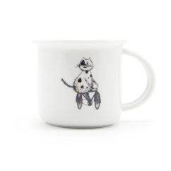 Moka hrnek Kočka na kole