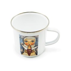 Smaltovaný hrnek Anděl lásky