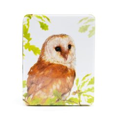 Plechová dóza Sova