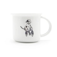 Moka hrnek Kočka na kole