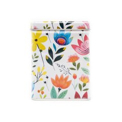 Plechová dóza Luční květiny