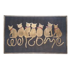 Gumová rohožka 7 koček