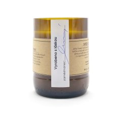 Svíčka v pivní lahvi Levandule