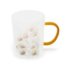 Skleněný hrnek Luční kvítí