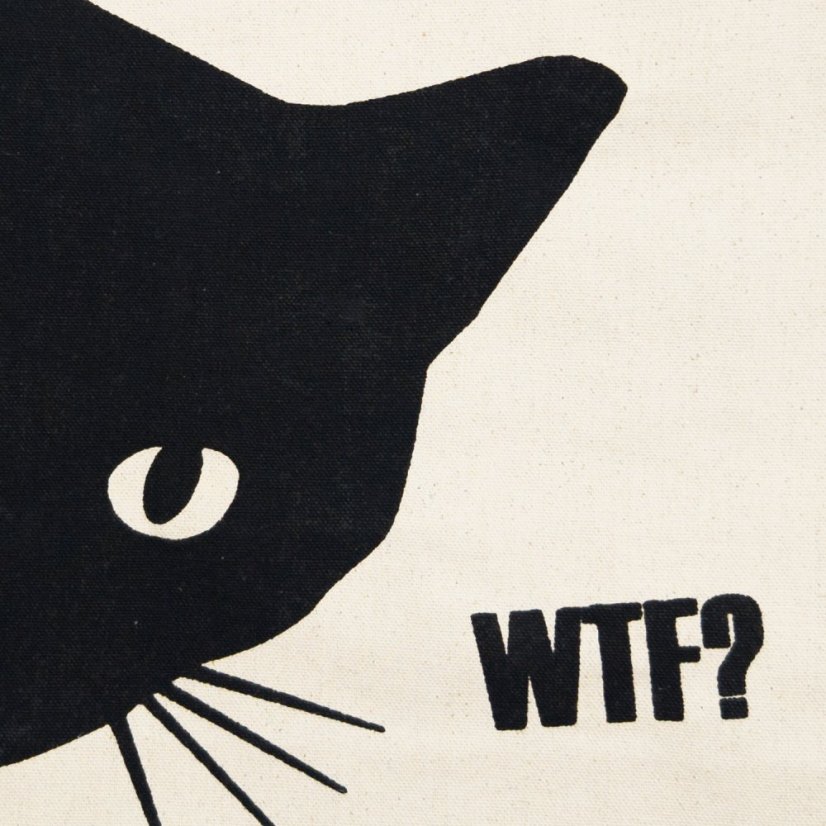 Látková taška WTF Kočka