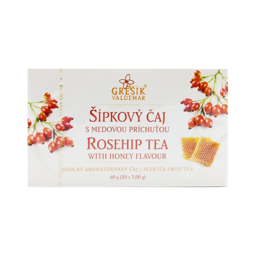 Šípkový čaj s medovou příchutí