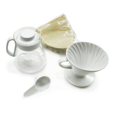 Hario V60 Dripper & Pot White