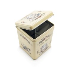 Plechová dóza Tea time s čajovými šálky