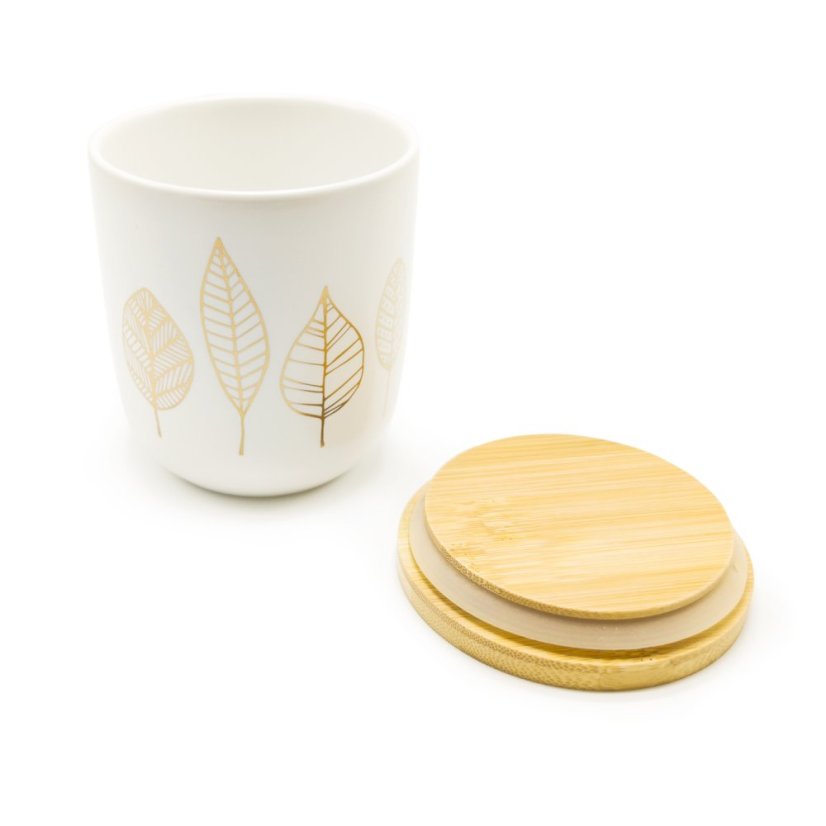 Dóza Pure Gold s bambusovým víčkem