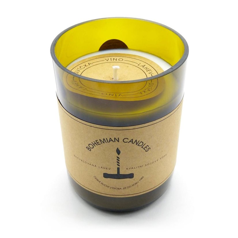 Svíčka ve vinné lahvi Cabernet