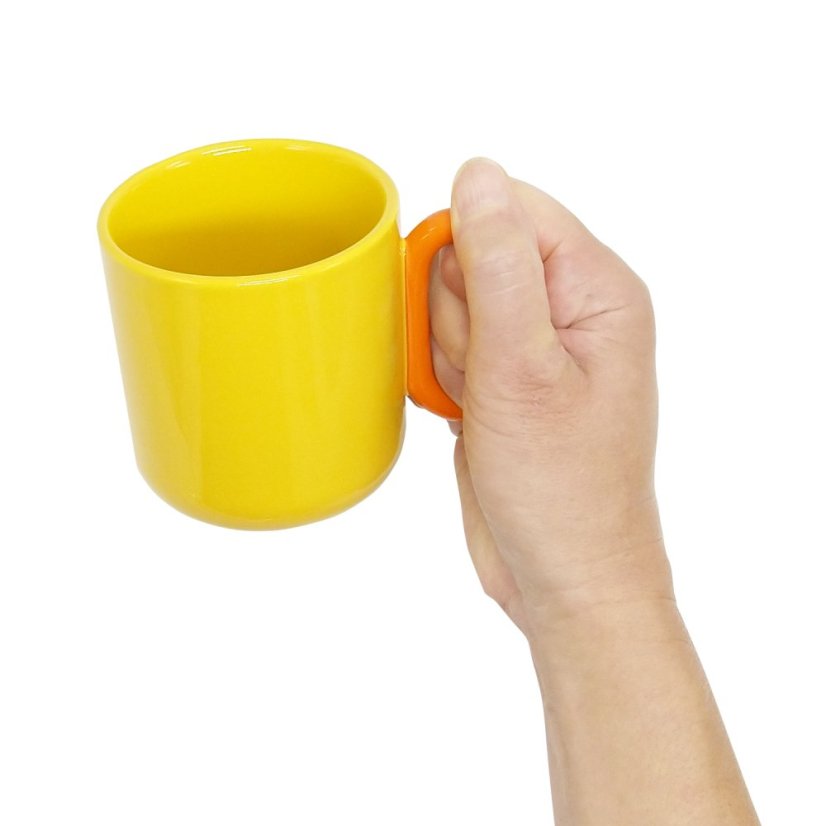 Hrnek Creative Coloured Yellow