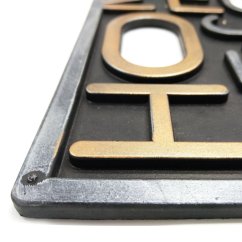 Gumová rohožka Písmena