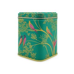 Plechová dóza Ptáčci a listy